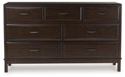 Vanmore - Dark Brown - Dresser - JaxCo Furniture