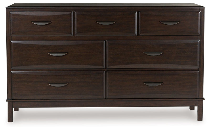 Vanmore - Dark Brown - Dresser - JaxCo Furniture