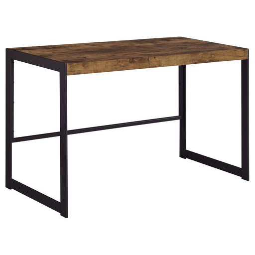 Estrella - Engineered Wood Writing Desk - Rustic Nutmeg - JaxCo Furniture