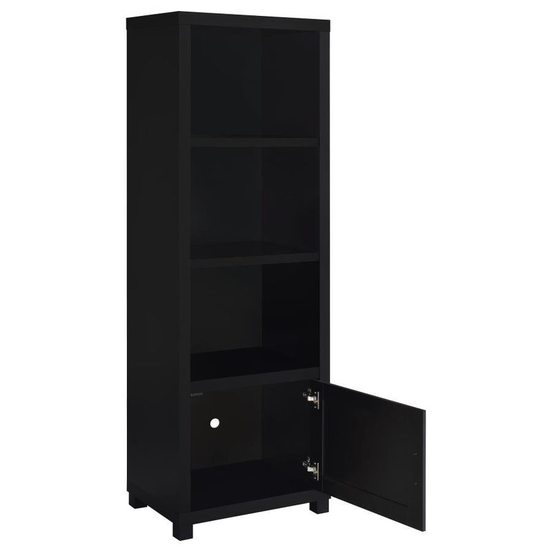Jupiter - 3 Piece Entertainment Center TV Stand - Black - JaxCo Furniture