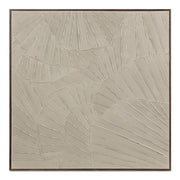 Flutter - Framed Painting - Cool Beige - JaxCo Furniture