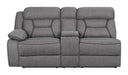 Higgins - Upholstered LAF Power Loveseat - Gray - JaxCo Furniture