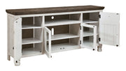 Havalance - Brown / Beige - Extra Large TV Stand - 4 Doors - JaxCo Furniture