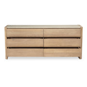 Lane - 6 Drawer Dresser - Natural - JaxCo Furniture