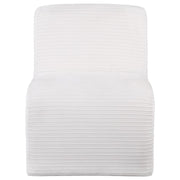 Drayton - Upholstered Curved Armless Accent Chair - JaxCo Furniture