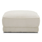 Utopia - Ottoman With Casters - Mega Ivory - JaxCo Furniture