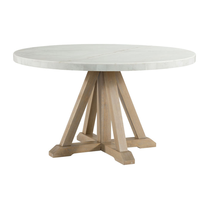 Lakeview - Round Dining Table - White - JaxCo Furniture