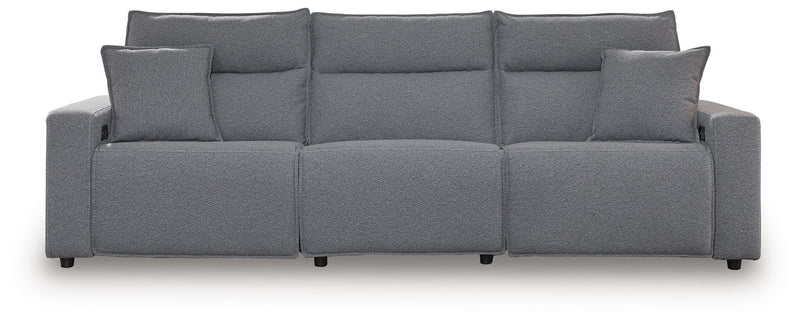 ModMax II - Salt And Pepper - Reclining Sectional - JaxCo Furniture