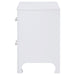 Anastasia - 2-Drawer Nightstand - Pearl White - JaxCo Furniture