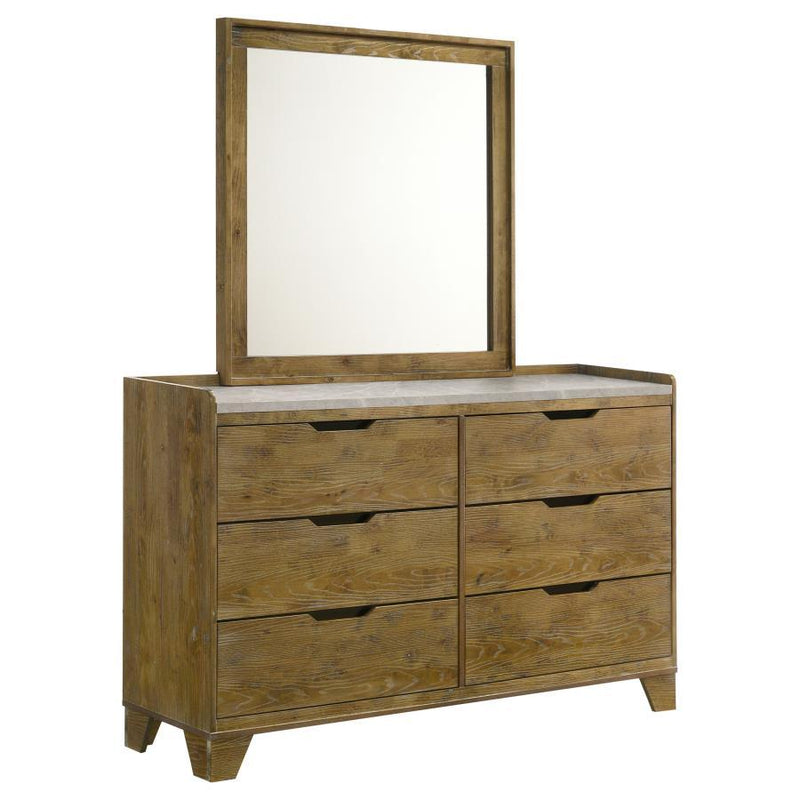 Henderson - 6-Drawer Bedroom Dresser Cabinet - JaxCo Furniture