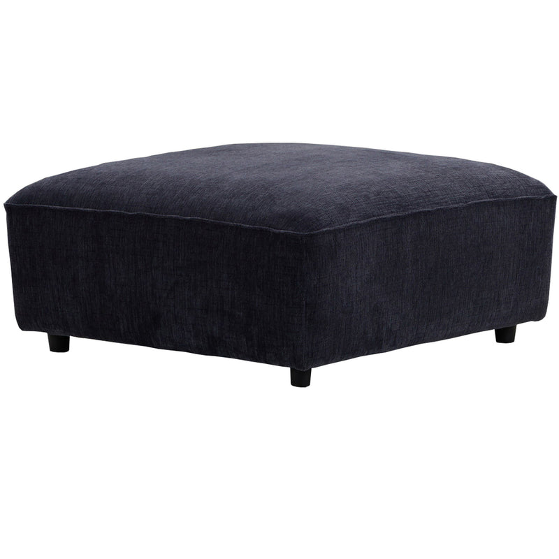 Recess - Ottoman With Casters - Reptile Blue - JaxCo Furniture