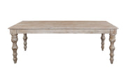 Crossings - Eden Rectangular Dining Table With 4 Upholstered Chairs - Toasted Tumbleweed & Pearl Silver - JaxCo Furniture