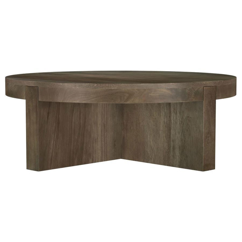 Kinkaid - Round Solid Mango Wood Table - JaxCo Furniture