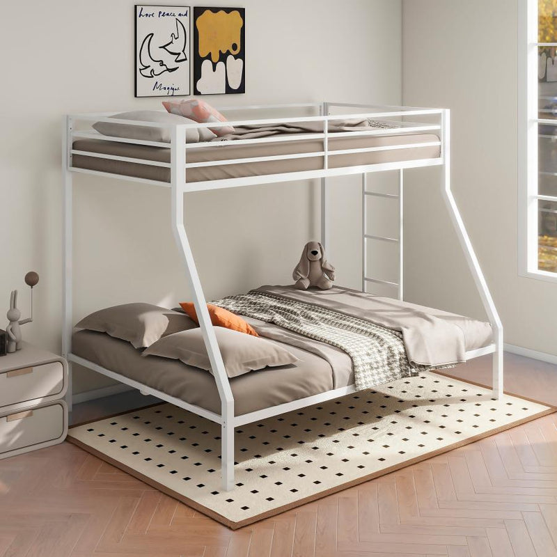 Alevera - Metal Bunk Bed With Ladder - JaxCo Furniture