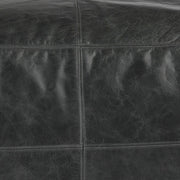 Poufs - Leather Pouf - JaxCo Furniture