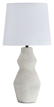 Dawthorne - Cream - Paper Table Lamp - JaxCo Furniture
