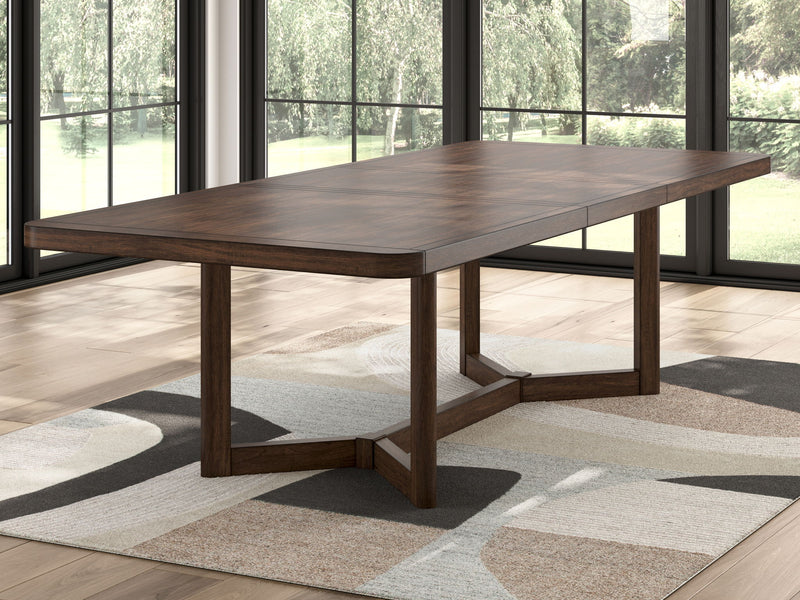 Dilenno - Dark Brown - Rectangular Dining Room Extension Table - JaxCo Furniture