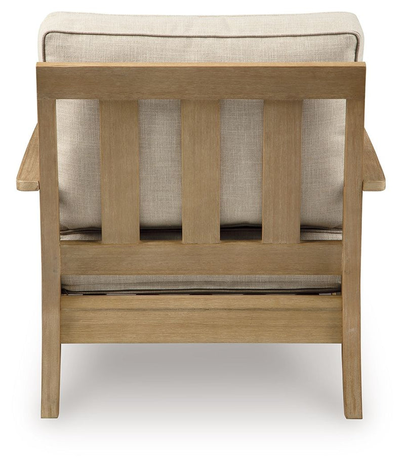 Clare View - Beige - Lounge Chair w/Cushion - JaxCo Furniture