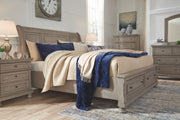 Lettner - Sleigh Bed - JaxCo Furniture