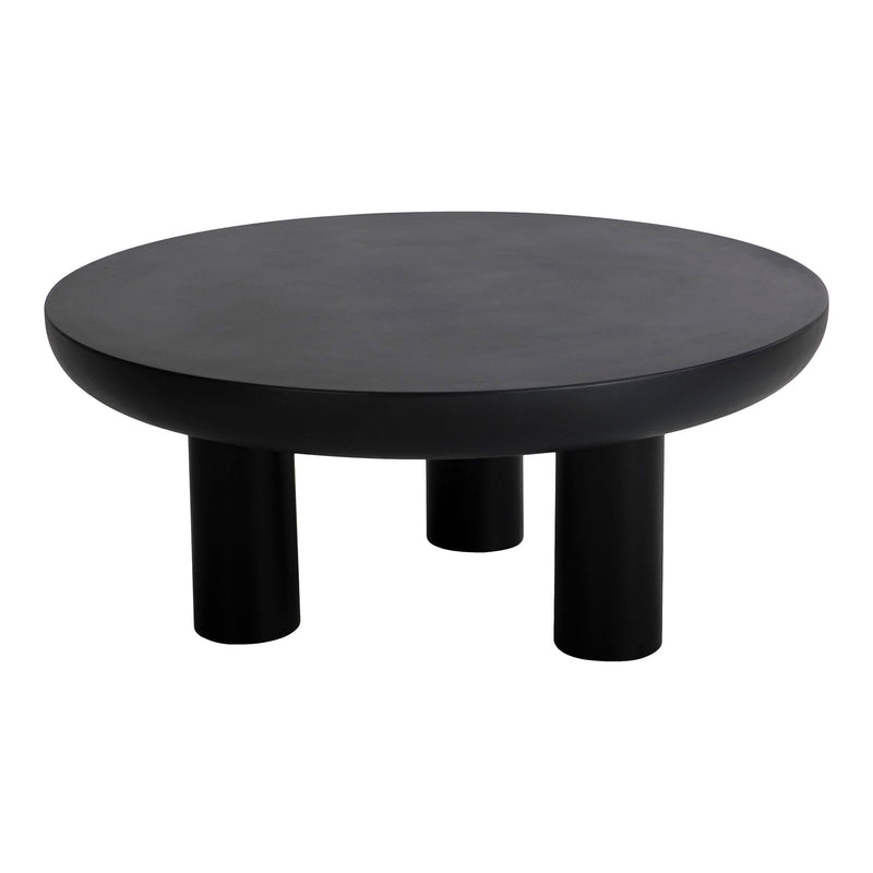 Rocca - Cement Coffee Table - Black - JaxCo Furniture