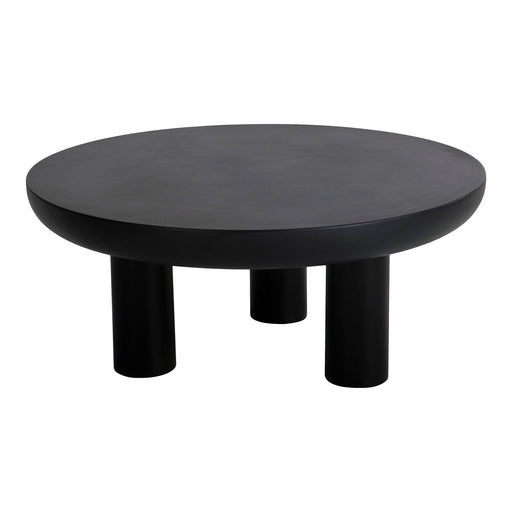 Rocca - Cement Coffee Table - Black - JaxCo Furniture