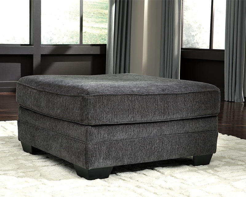 Tracling - Slate - Oversized Accent Ottoman - JaxCo Furniture