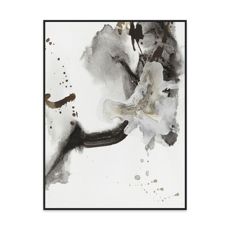 Cream - 36" x 48" Painting Art by Buddy Whitlock - Pearl Silver - JaxCo Furniture