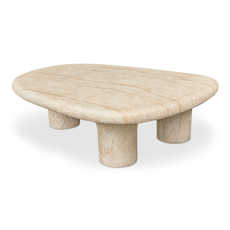 Warby - Outdoor Coffee Table - Beige - JaxCo Furniture