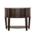 Diane - 2-Drawer Demilune Entryway Console Table - Cappuccino - JaxCo Furniture