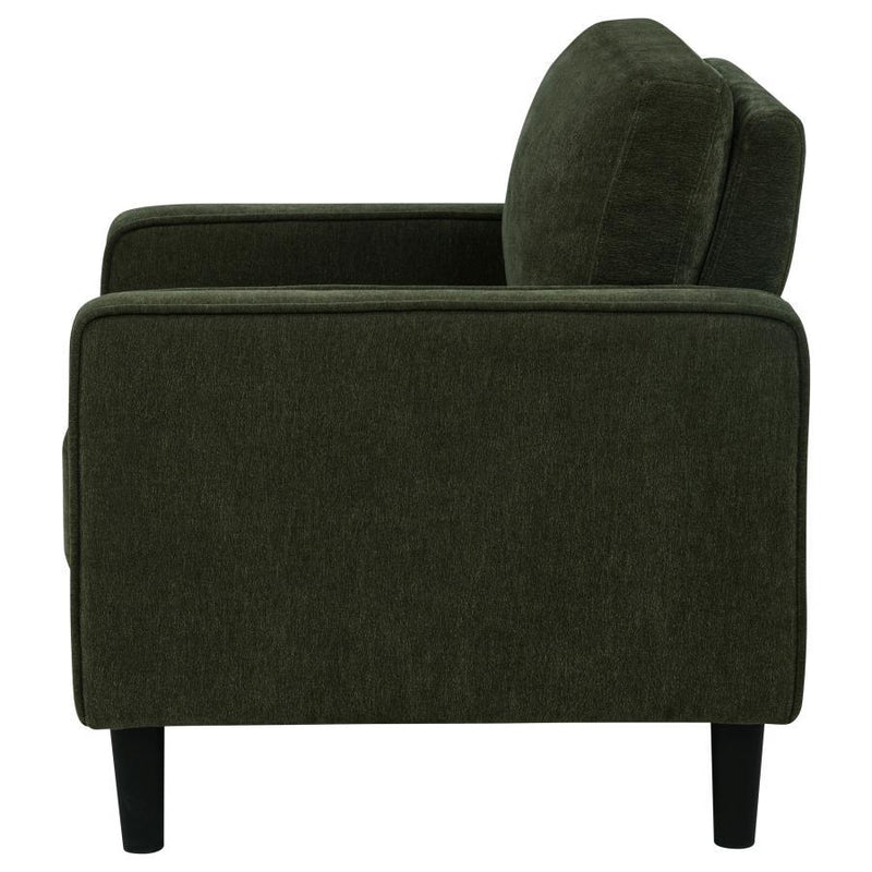 Ruth - Upholstered Track Arm Accent Chair - JaxCo Furniture