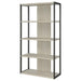 Loomis - 72" 4-Shelf Bookshelf - Whitewashed Gray - JaxCo Furniture