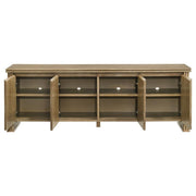 Adina - 70" TV Stand Media Console - Distressed Light Brown - JaxCo Furniture