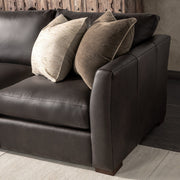 Bryson - Top Grain Leather 3 Piece Sectional - Lush-Chocolate - JaxCo Furniture