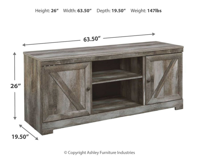 Wynnlow - TV Stand With Fireplace Option - JaxCo Furniture