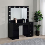 Acena - 7-Drawer Vanity Set With Lighting - JaxCo Furniture