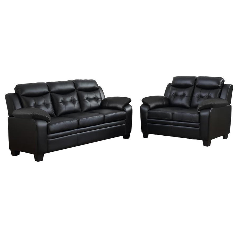 Finley - Upholstered Padded Arm Tufted Sofa Set - JaxCo Furniture