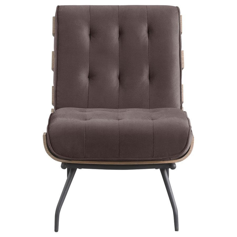 Aloma - Upholstered Tufted Armless Accent Chair - JaxCo Furniture