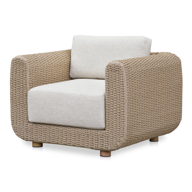 Soma - Outdoor Accent Chair - Natural - JaxCo Furniture