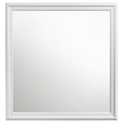 Louis Philippe - 38.25" Dresser Mirror - White - JaxCo Furniture