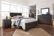 Brinxton - Charcoal - Five Drawer Chest - JaxCo Furniture