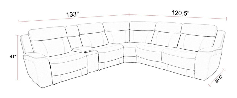 Calgary - Sectional - JaxCo Furniture