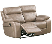 Theon - Reclining Loveseat - Stokes Toffee - JaxCo Furniture