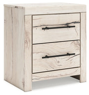 Lawroy - Light Natural - Two Drawer Night Stand - JaxCo Furniture