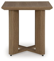 Serene Bay - Dark Brown - Square End Table - JaxCo Furniture