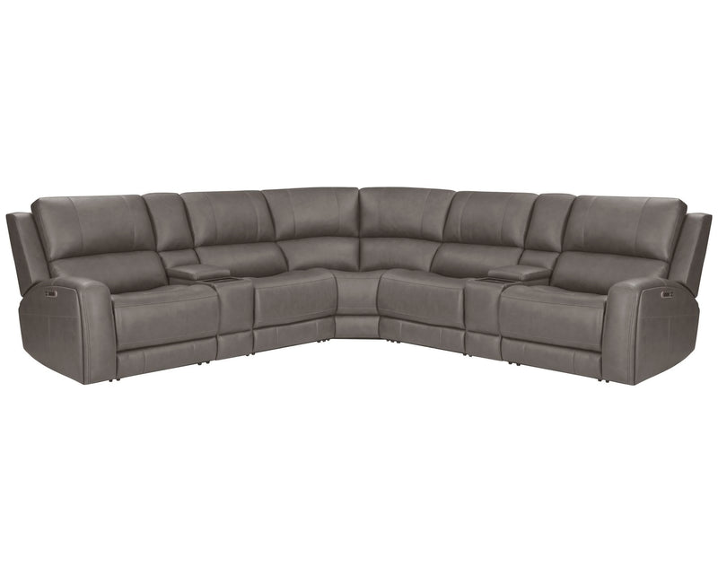 Belmont - Zero Gravity Power Reclining Sectional With Power Adjustable Headrests - JaxCo Furniture