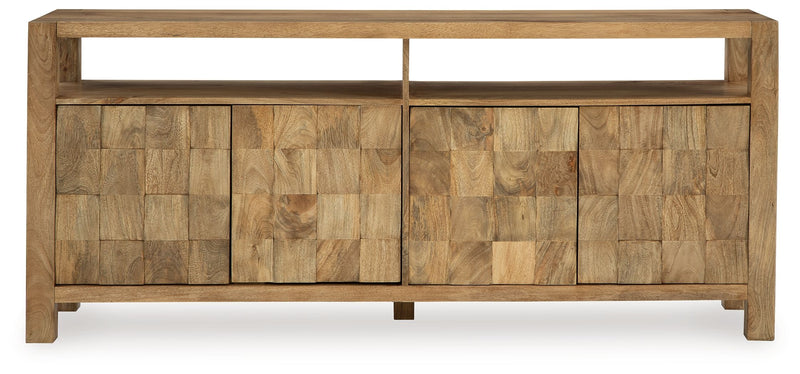 Hudwick - Natural Brown - Accent Cabinet - JaxCo Furniture