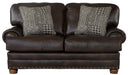 Roberto - Loveseat - Cocoa - Leather - JaxCo Furniture