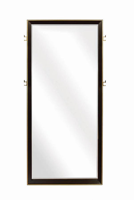 Durango - Standing Floor Mirror - Smoked Peppercorn - JaxCo Furniture