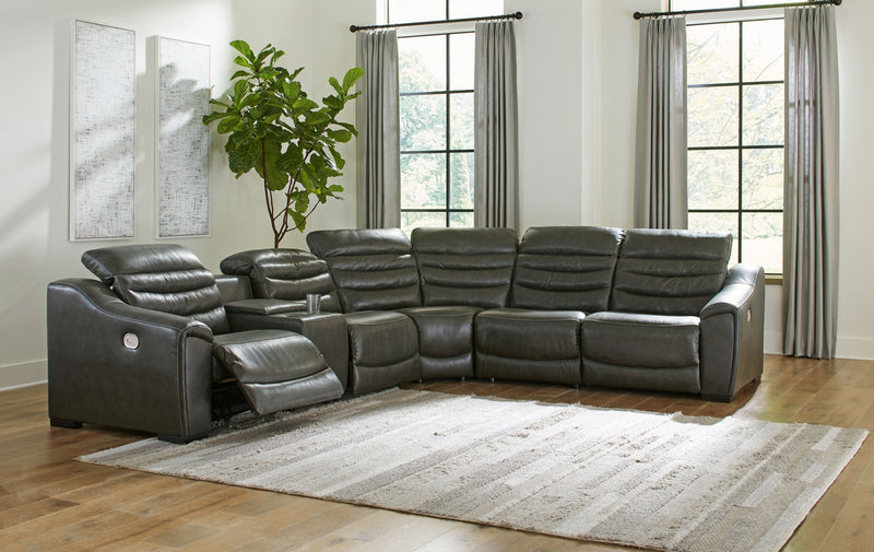Center Line - Power Recliner Sectional - JaxCo Furniture