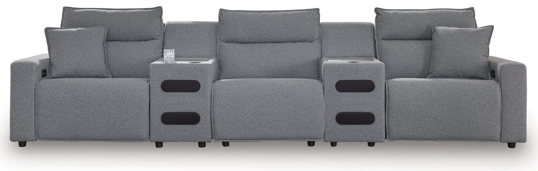 ModMax II - Salt And Pepper - Reclining Sectional